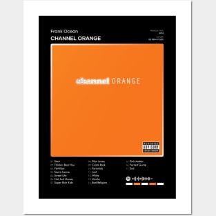 Frank Ocean - channel ORANGE Tracklist Album Posters and Art